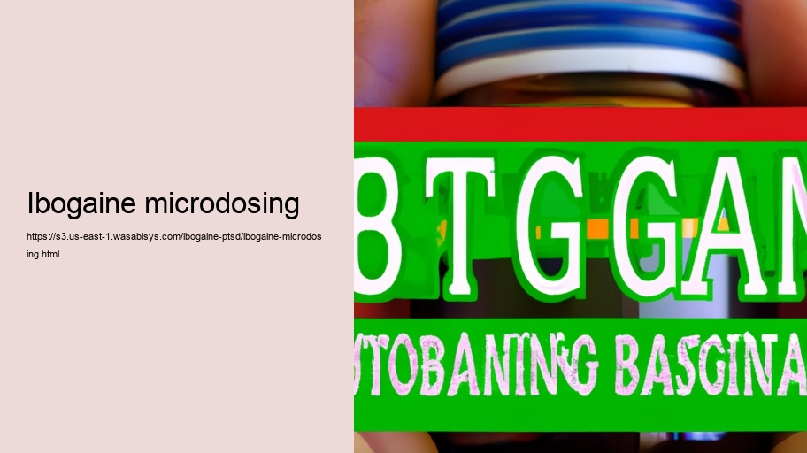 Ibogaine microdosing